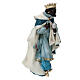 Statua Re magio con incenso materiale infrangibile 40 cm esterno s5