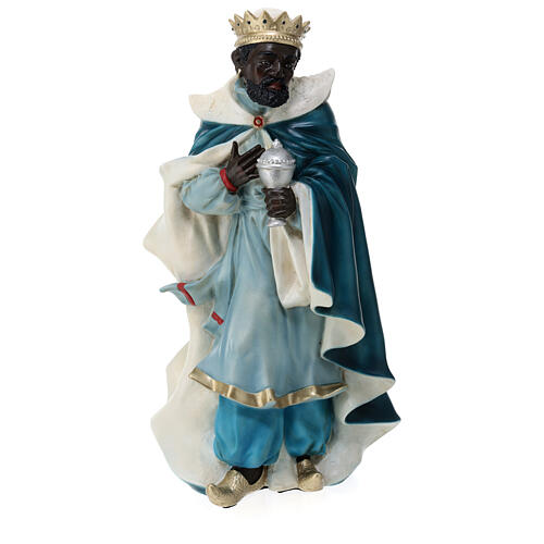 Three Kings statue with incense unbreakable material 40 cm outdoor 1