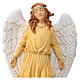 Ángel de pie natividad estatua material infrangible 40 cm exterior s2