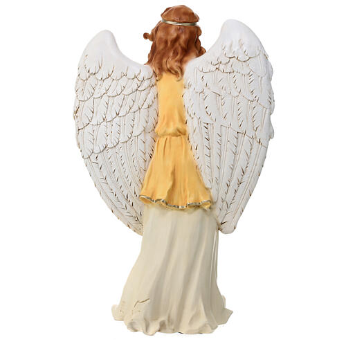 Estátua anjo de pé para Natividade com figuras de 40 cm para exterior matéria inquebrável 7