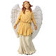 Standing angel nativity statue unbreakable material 40 cm outdoor s1