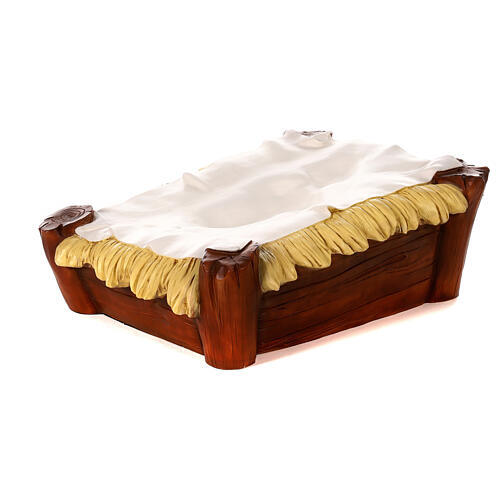 Wiege, aus bruchfestem Material, für 110 cm Krippe, AUßEN 3
