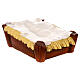 Crib for 110 cm Nativity Scene, indistructible material, outdoor s7