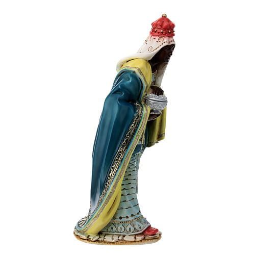 Wise Man with incense for outdoor Nativity Scene of 30 cm, indistructible material 7