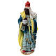 Rey Mago estatua con incienso natividad 30 cm exterior s1