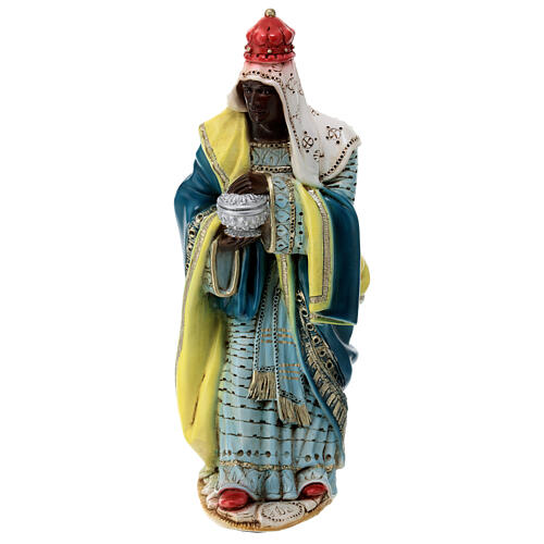 Król Mędrzec z kadzidłem scena narodzin Jezusa, figurka materiał nietłukący 30 cm, na zewnątrz 1