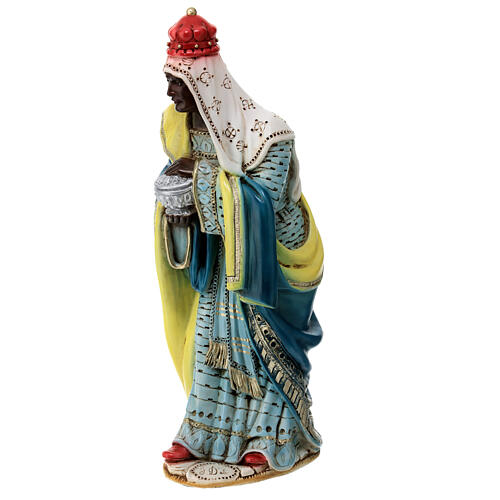 Król Mędrzec z kadzidłem scena narodzin Jezusa, figurka materiał nietłukący 30 cm, na zewnątrz 3