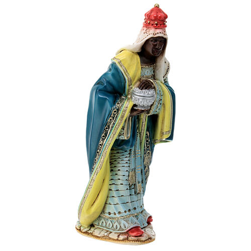 Król Mędrzec z kadzidłem scena narodzin Jezusa, figurka materiał nietłukący 30 cm, na zewnątrz 5