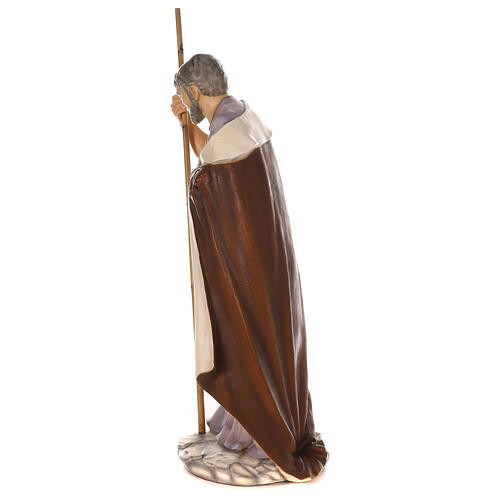 Heiliger Josef, Statue, aus bruchfestem Material, für 110 cm Krippe, AUßEN 7