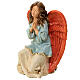 Angel on his knees statue for outdoor Nativity Scene of 40 cm, indistructible material s3