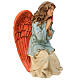 Angel on his knees statue for outdoor Nativity Scene of 40 cm, indistructible material s5