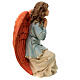 Angel on his knees statue for outdoor Nativity Scene of 40 cm, indistructible material s7
