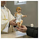 Enfant Jésus pour Nativité de 110 cm matière incassable pour extérieur s2