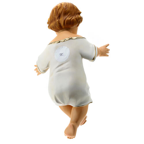 Statua Gesù Bambino patinato materiale infrangibile 110 cm esterno 8