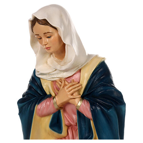 Statue of the Virgin Mary for 110 cm Nativity Scene, indistructible material, outdoor 2