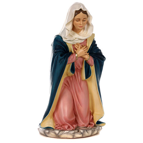 Estatua Virgen natividad material infrangible 110 cm exterior 5