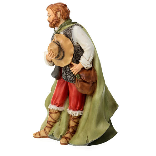 Shepherd statue for outdoor Nativity Scene of 40 cm, indistructible material 5