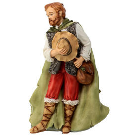 Pasterz scena narodzin Jezusa, figura materiał nietłukący 40 cm, na zewnątrz