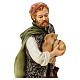 Shepherd nativity statue unbreakable material 40 cm outdoor s4