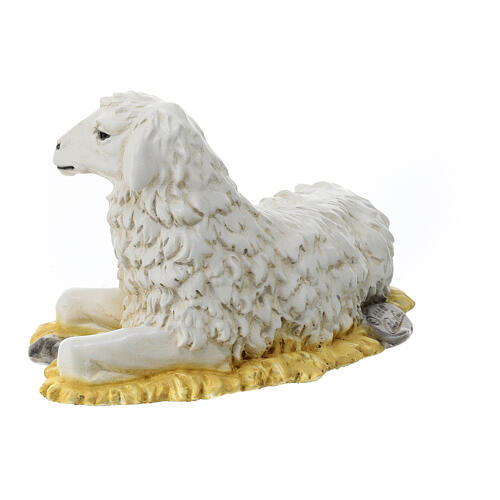 Schaf, Statue, aus bruchfestem Material, für 40 cm Krippe, AUßEN 4