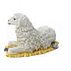 Sheep statue for outdoor Nativity Scene of 40 cm, indistructible material s4