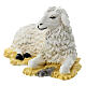 Sheep statue unbreakable material nativity 40 cm outdoor s3