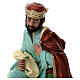 Heiliger König mit Myrrhe, Statue, aus bruchfestem Material, für 40 cm Krippe, AUßEN s4