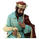 Wise Man with myrrh statue for outdoor Nativity Scene of 40 cm, indistructible material s2