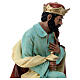 Wise Man with myrrh statue for outdoor Nativity Scene of 40 cm, indistructible material s6