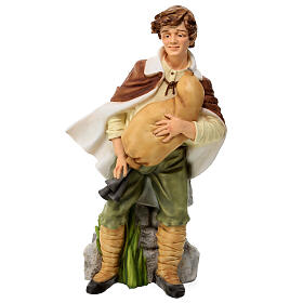 Bagpiper statue for outdoor Nativity Scene of 40 cm, indistructible material