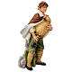 Bagpiper statue for outdoor Nativity Scene of 40 cm, indistructible material s5