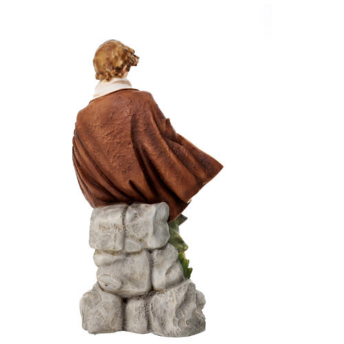 Statua zampognaro natività materiale infrangibile 40 cm esterno 8