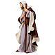Set of 4 statues for outdoor Nativity Scene of 40 cm, indistructible material s7