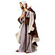 Set 4 statues pour Nativité 40 cm matière incassable pour extérieur s7