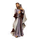 Set Natività presepe materiale infrangibile 40 cm 4 pz s4