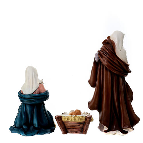 Holy Family nativity set, unbreakable material 40 cm 4 pcs 8