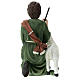 Pastore presepe 60 cm con pecora e bastone vetroresina 40x20x20 cm s5