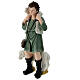 Pastore 45x20x16 cm vetroresina con pecore presepi 60 cm s3