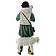 Pastore 45x20x16 cm vetroresina con pecore presepi 60 cm s5