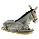 Donkey resin figurine for nativity 30 cm s2