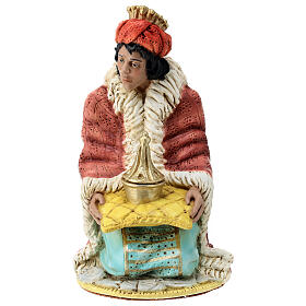 Heiliger König mit Myrrhe, Statue, aus Resin, für 30 cm Krippe