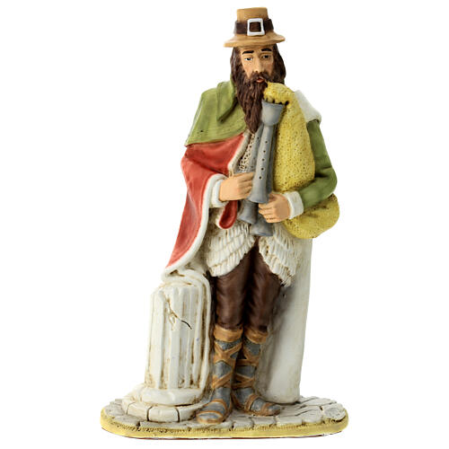 Statue of bagpiper for unbreakable Nativity Scene of 30 cm 1