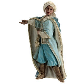 Heiliger König mit Weihrauch, Statue, aus Resin, für 21 cm Krippe