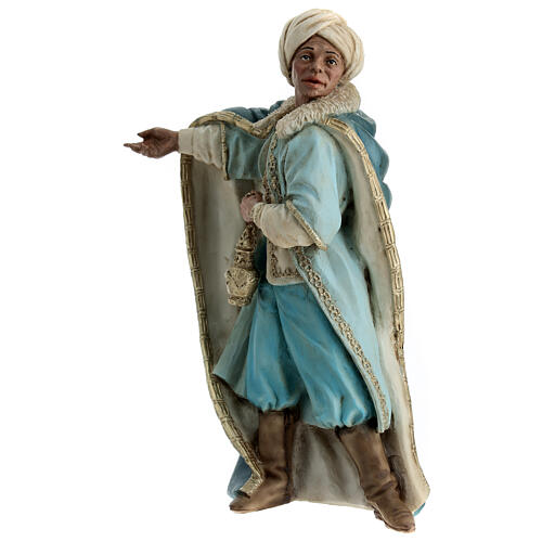 Wise Man with incense, resin statue for 21 cm Nativity Scene 1