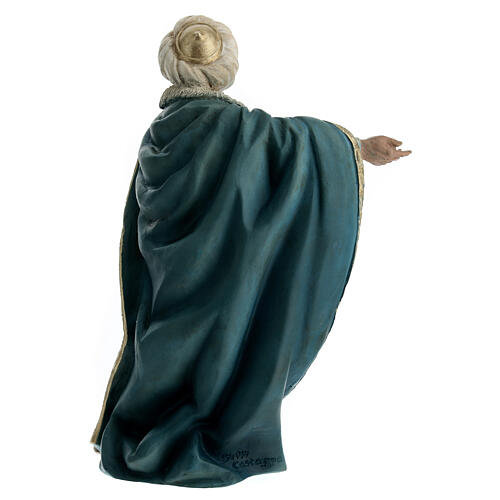 Re magio con incenso presepe resina 21 cm 4
