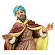 Re magio con oro statua presepe resina 21 cm  s2