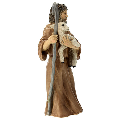 Shepherd figurine resin nativity 21 cm 4