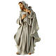Statue of Saint Joseph, beige and golden Nativity Scene of 40 cm, unbreakable material s1