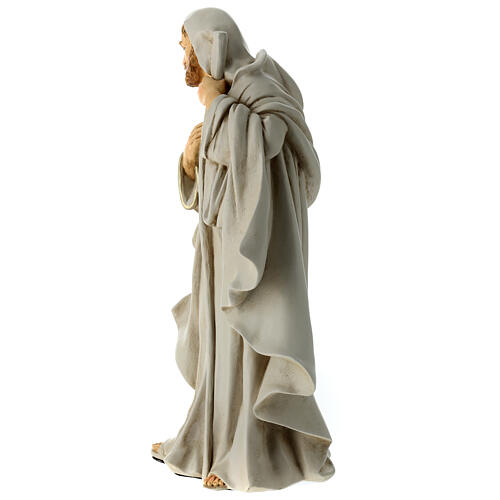 Estatua San José Natividad beis oro infrangible 40 cm 6