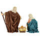 Holy Family nativity set unbreakable 3 pcs 16 cm s11